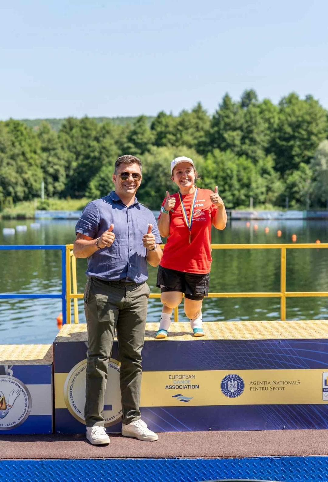 Campioana pe apă, profesoară pe uscat