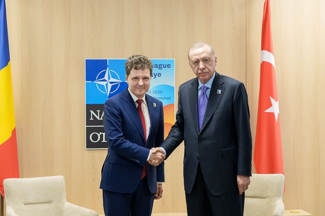 Ce a discutat Nicușor Dan cu Recep Tayyip Erdoğan la Haga. Marea Neagră, în centrul atenției