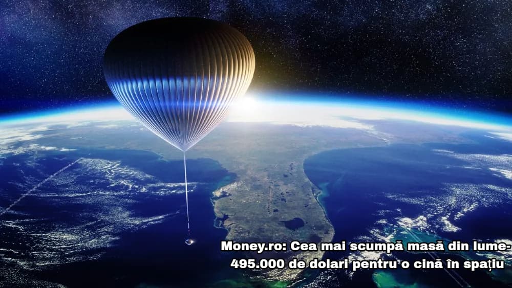 Cea mai scumpă masă din lume- 495.000 de dolari pentru o cină cu adevărat la înălțime, la 30.000 m