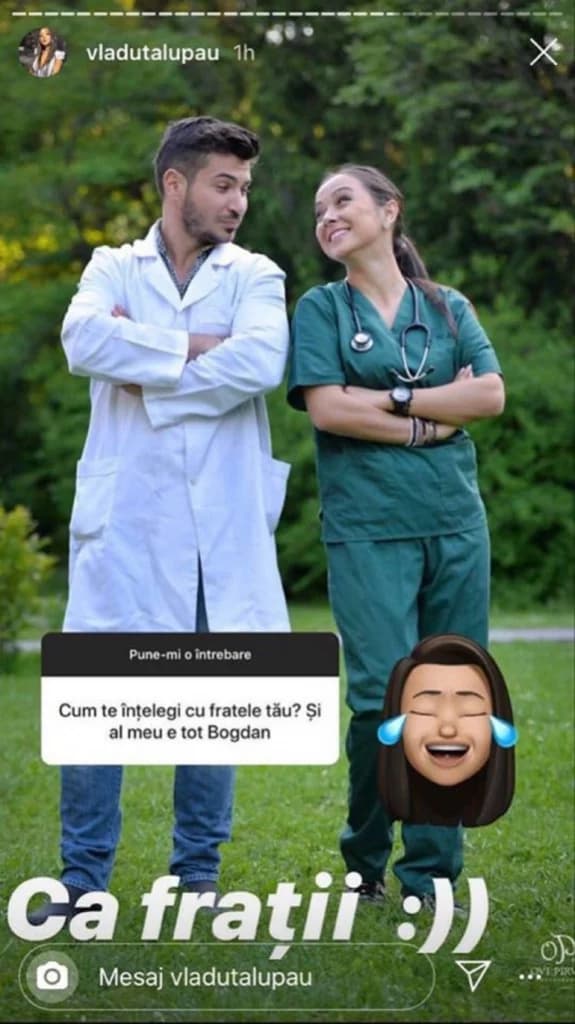 Cine este fratele Vlăduței Lupău și ce meserie are. Artista este foarte mândră de el