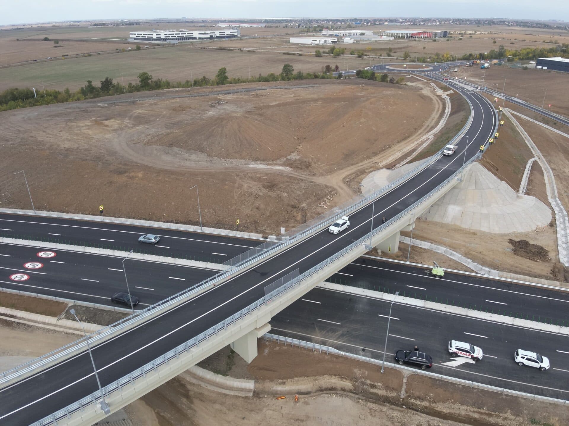 Circulația pe DN69A, drumul care leagă Timișoara de autostrada A1, se deschide luni