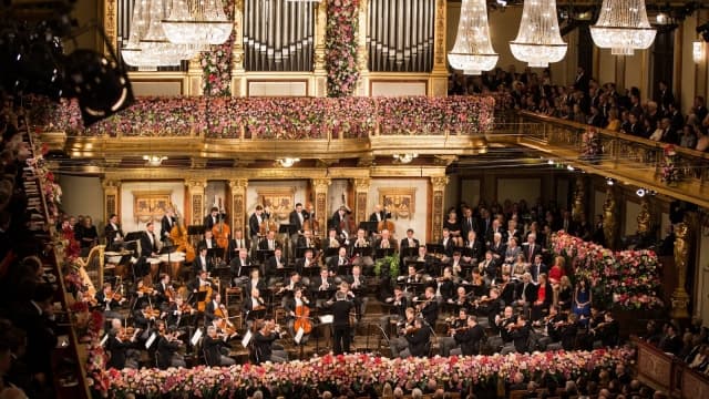 Concertul de Anul Nou al Orchestrei Filarmonice din Viena, în direct la TVR 1, în prima zi a anului. Este cel mai mediatizat spectacol din istorie