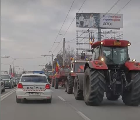 Constanţa: 85 de sancţiuni contravenţionale au dat jandarmii în urma unui protest neautorizat al transportatorilor şi fermierilor de săptămâna trecută / Poliţiştii au deschis un dosar penal pentru instigare publică