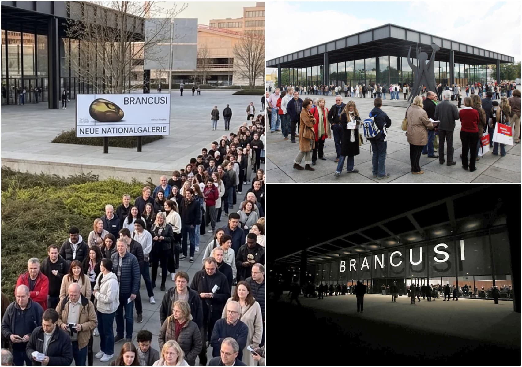 Cozi uriașe la Berlin pentru Constantin Brâncuși. Sute de oameni așteaptă ore pentru o expoziție eveniment, în timp ce România marchează anemic ”Anul Brâncuși”