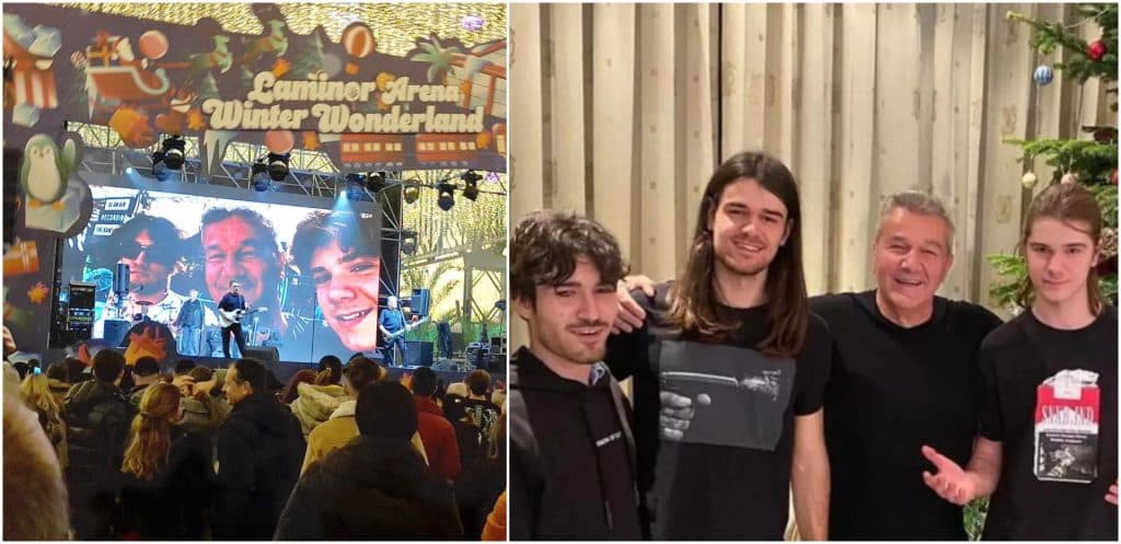 Concert de Crăciun memorabil pentru Holograf /VIDEO! Și-au prezentat pe scenă copiii lor care le calcă pe urme