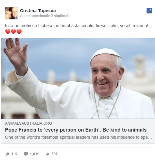 Cristina Țopescu a murit! Mesajul tulburător postat pe Facebook în urmă cu două săptămâni