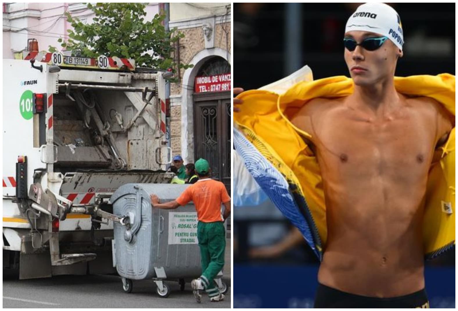 David Popovici, amintiri din copilărie: ”Mi-am dorit să fiu omul din mașina care colectează gunoiul!”
