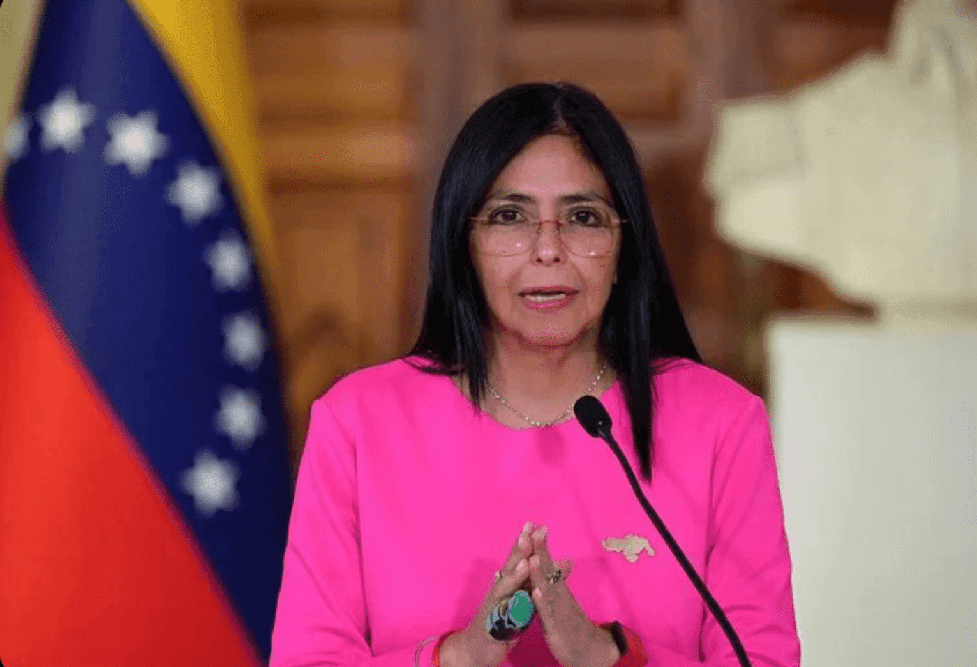 Delcy Rodriguez a cerut Statelor Unite să nu se amestece în politica internă a Venezuelei