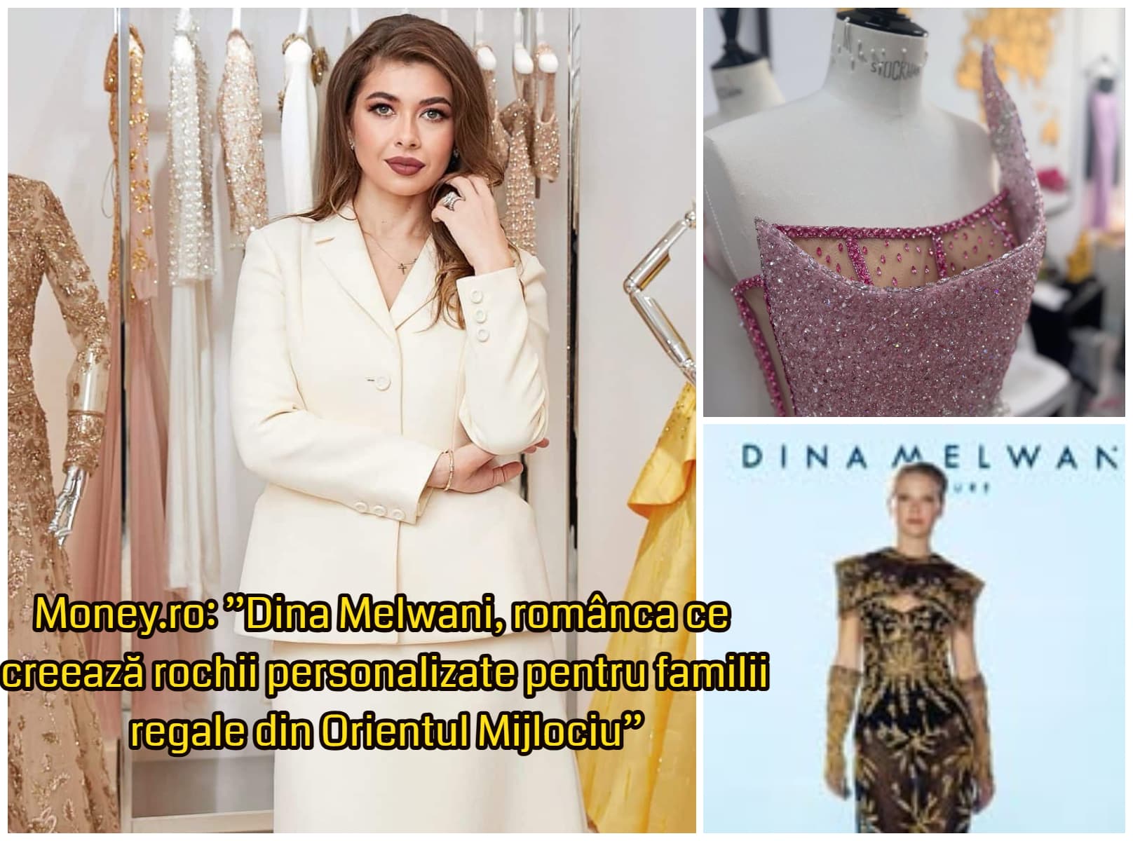 Dina Melwani, vedeta modei feminine de lux din Dubai. De la haine cusute în garaj, la un brand exclusivist în lumea arabă