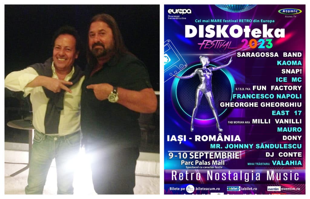 În weekend, Diskoteka Festival 2023 provoacă Iașiul la dans în stradă! Starurile internaționale ale muzicii anilor ‘80-’90 upgradează distracția de neuitat ”de pe vremuri”
