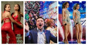 Două românce celebre au jucat alături de Volodimir Zelenski, astăzi președintele Ucrainei
