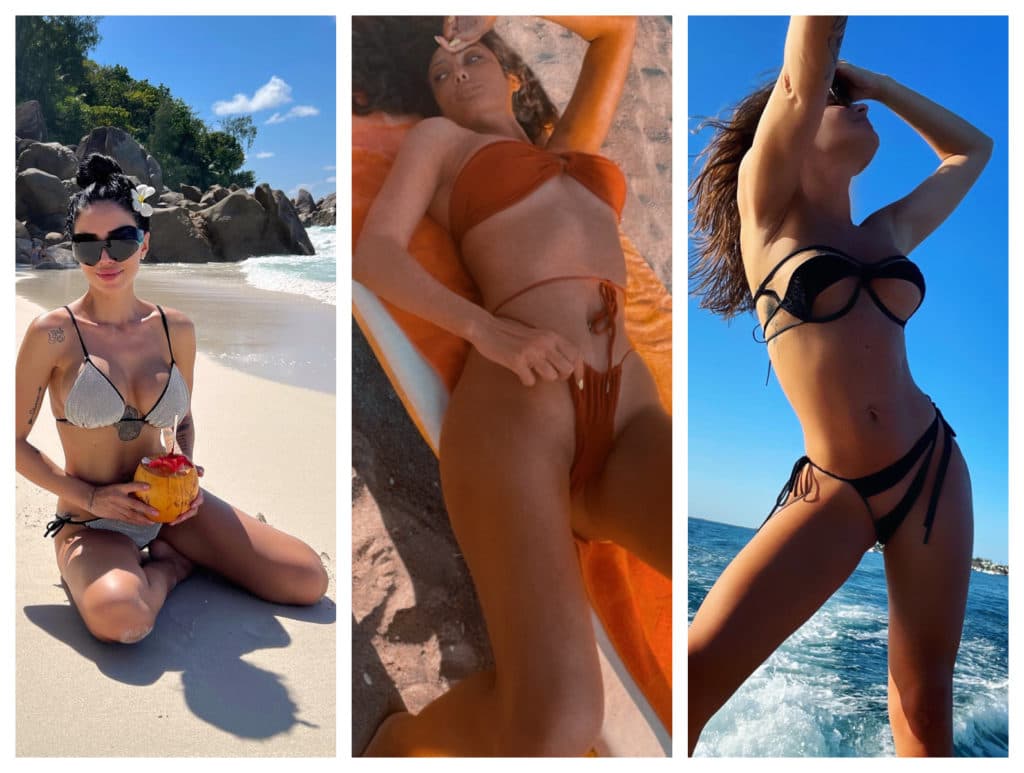 Fac bani în costume de baie, în plină iarnă /FOTO! Vedetele s-au pus pe dezvoltat conturile de social media cu ipostaze incendiare, de vacanță
