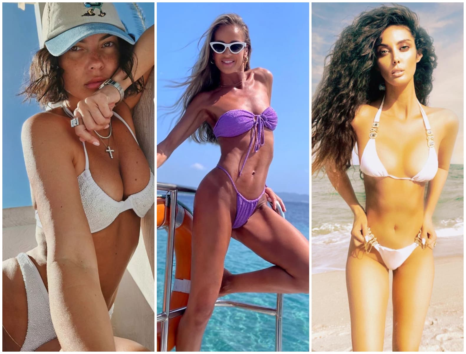 Fac show în costum de baie în ciuda temperaturilor scăzute /FOTO GALERIE! Pentru frumoasele noastre, iarna e mai ceva ca vara