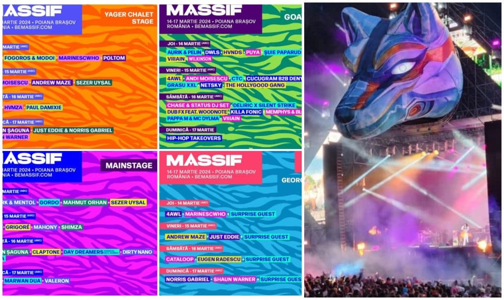 Festival cu Ro-Alert despre urși treziți din hibernare de muzică, la Massif, Poiana Brașov! Nici drogurile nu au lipsit!