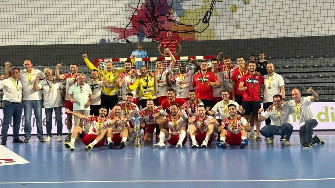 Handbal masculin: Dinamo face istorie! A câștigat Supercupa României pentru a 8-a oară