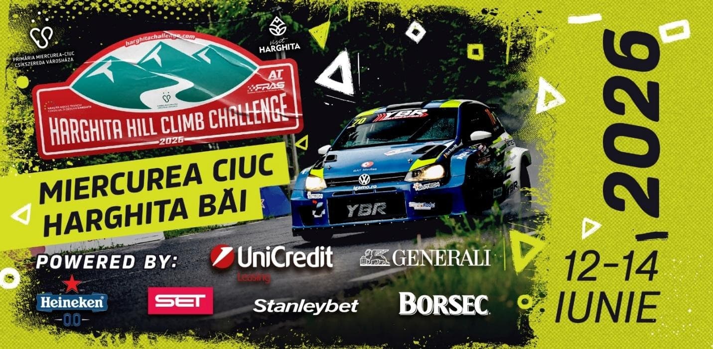 Harghita Hill Climb Challenge revine cu ediția a VI-a pe traseul spectaculos din Harghita Băi