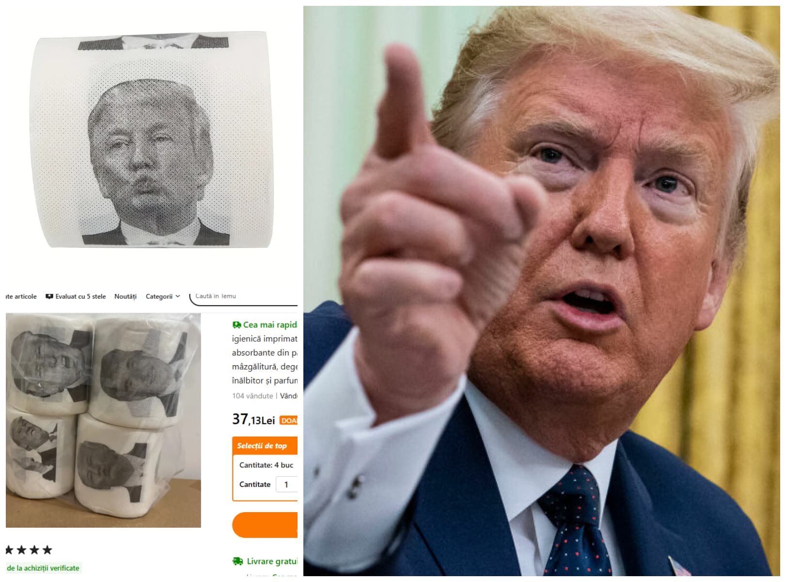 Hârtie igienică cu chipurile lui Trump și Zelenski. China și revoltătorul său oportunism comercial