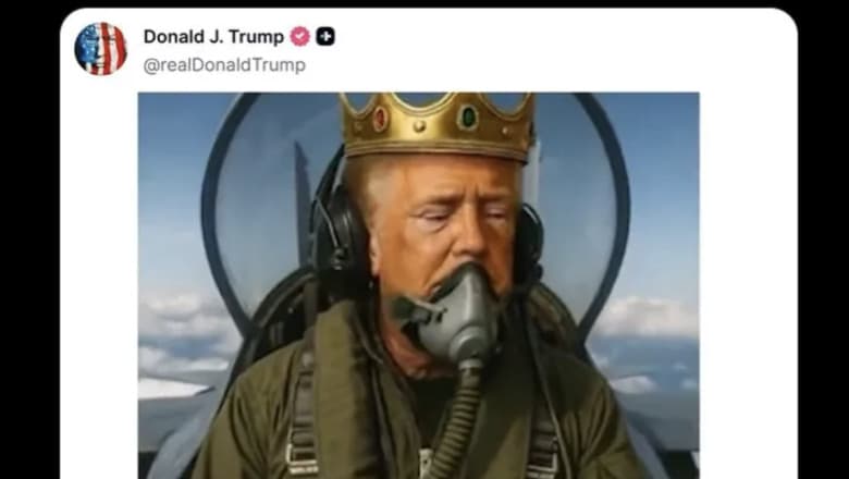 ”King” Trump a aruncat ceva maro în capul americanilor. Virtual, cu suport AI