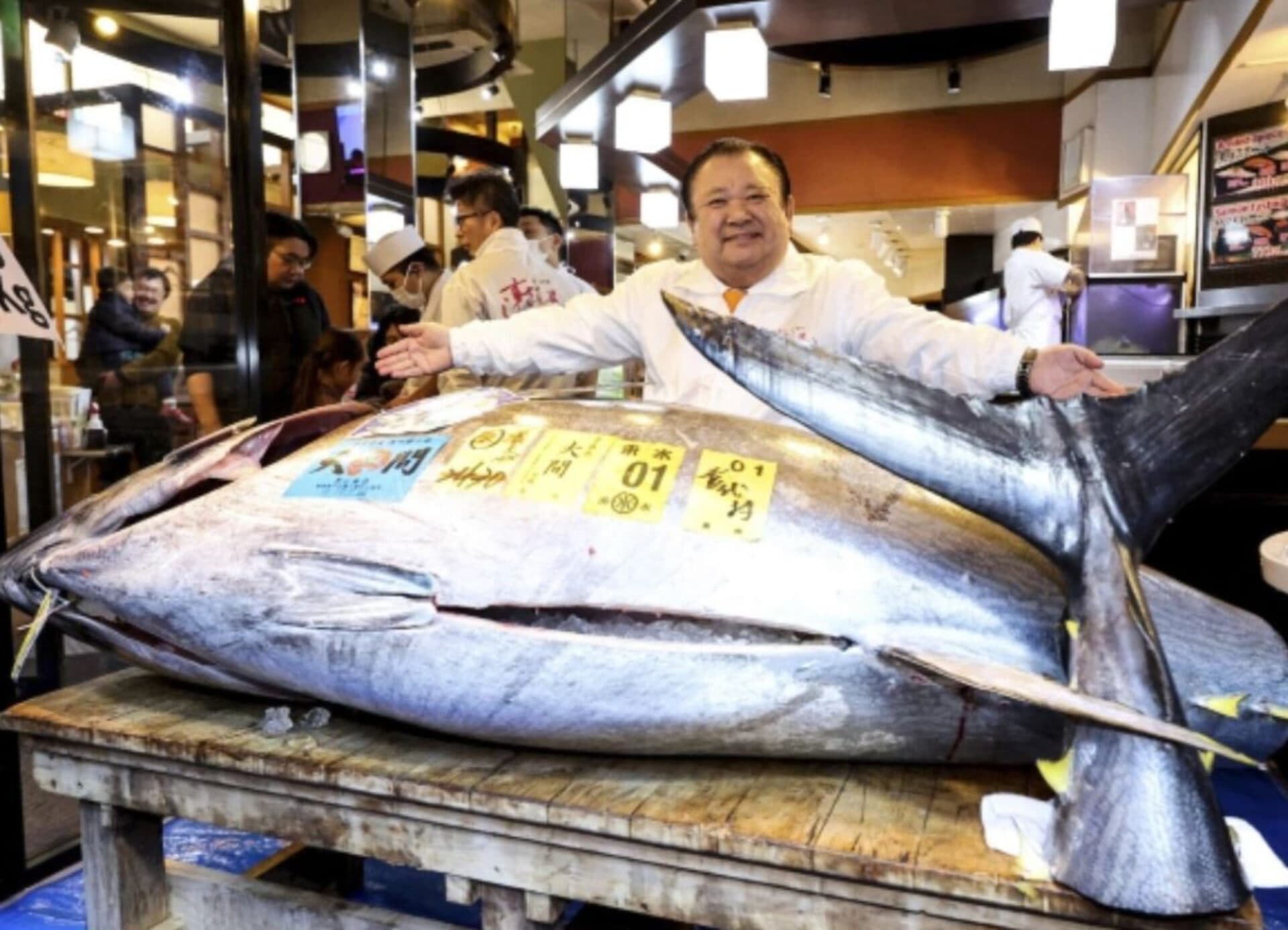 Licitație record în Japonia- ton uriaș, vândut cu 3,2 milioane de dolari /VIDEO!