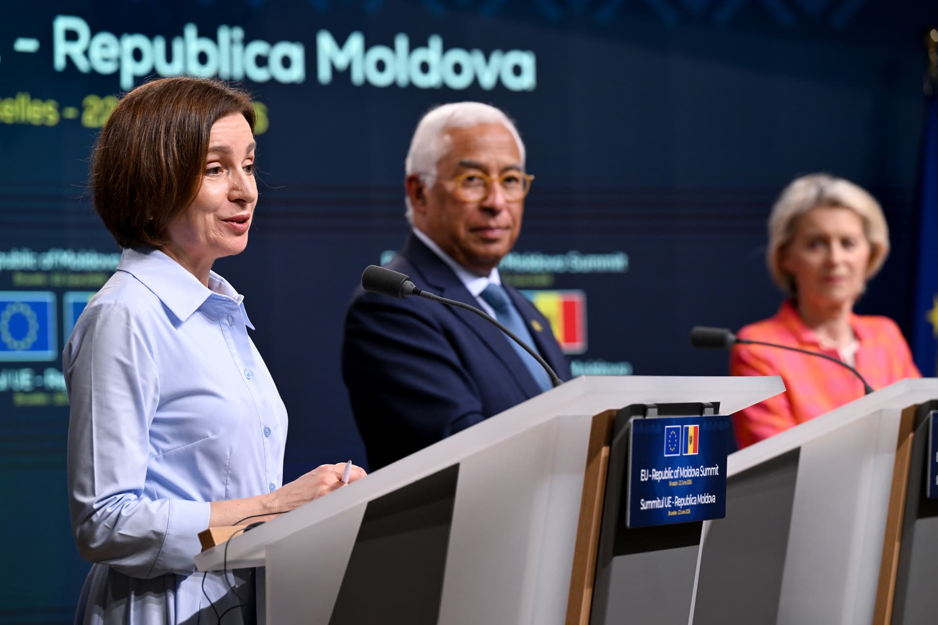 Maia Sandu spune că Moldova vrea să semneze tratatul de aderare la Uniunea Europeană până în 2028