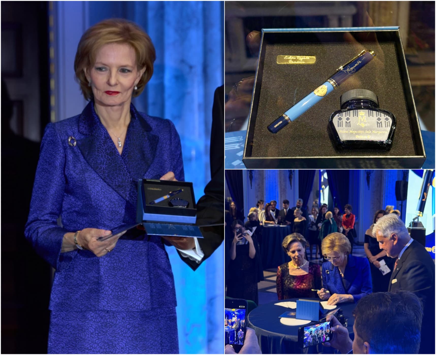 Margareta, Principesă a României, a lansat o linie de stilouri regale, ediție limitată! 700 de exemplare, 4.900 de lei fiecare
