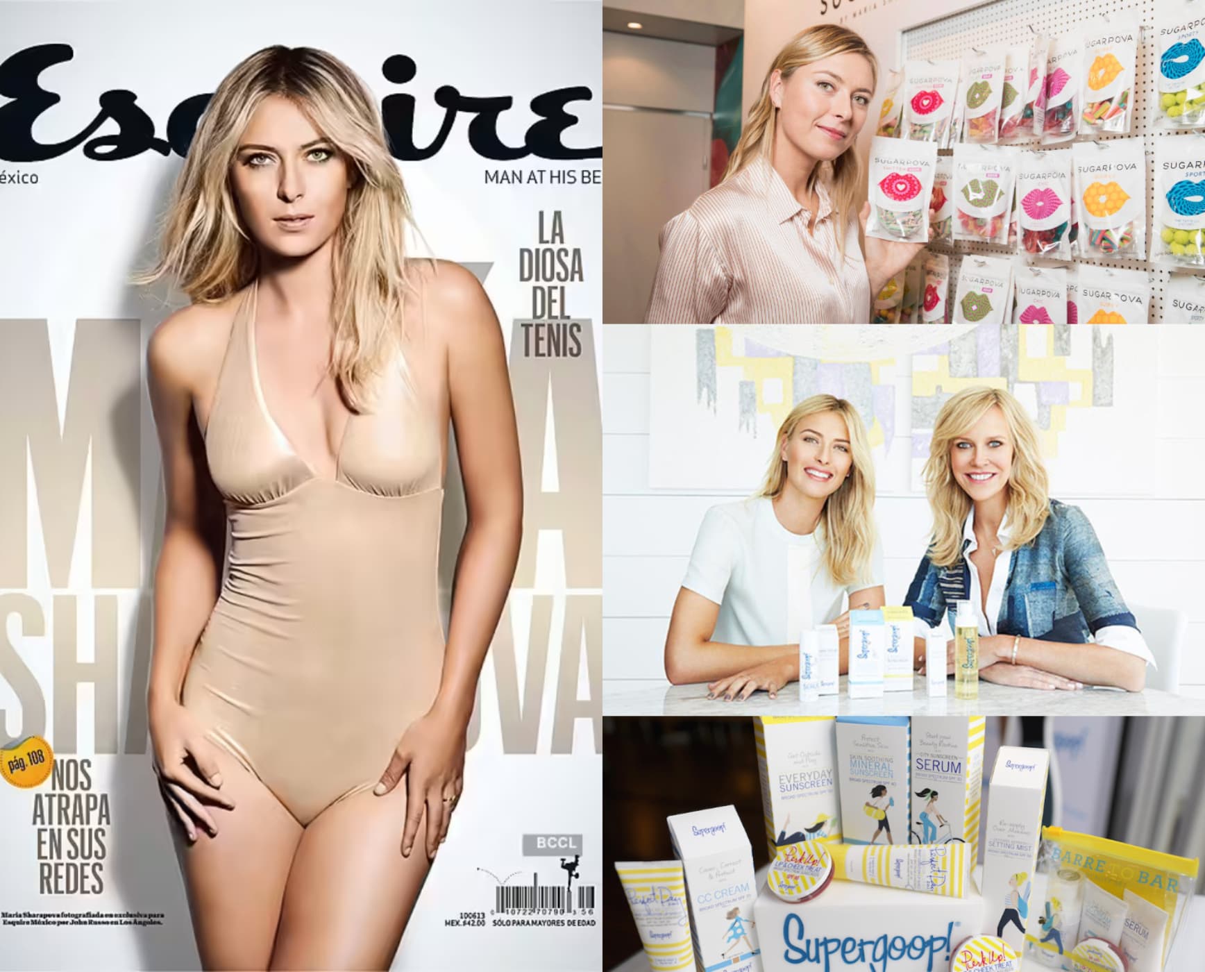 Maria Sharapova a dat lecții în tenis, acum în business