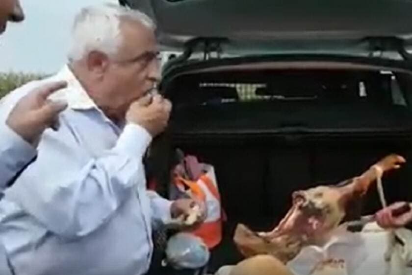 Ministrul Daea dă oaia pe PORC! Imagini inedite cu şeful Agriculturii, care ia masa direct din portbagaj