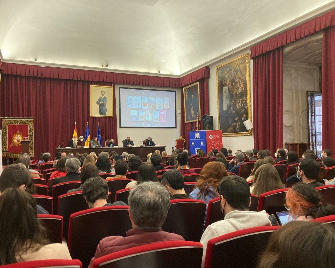 Mircea Cărtărescu în vizită la Sevilla