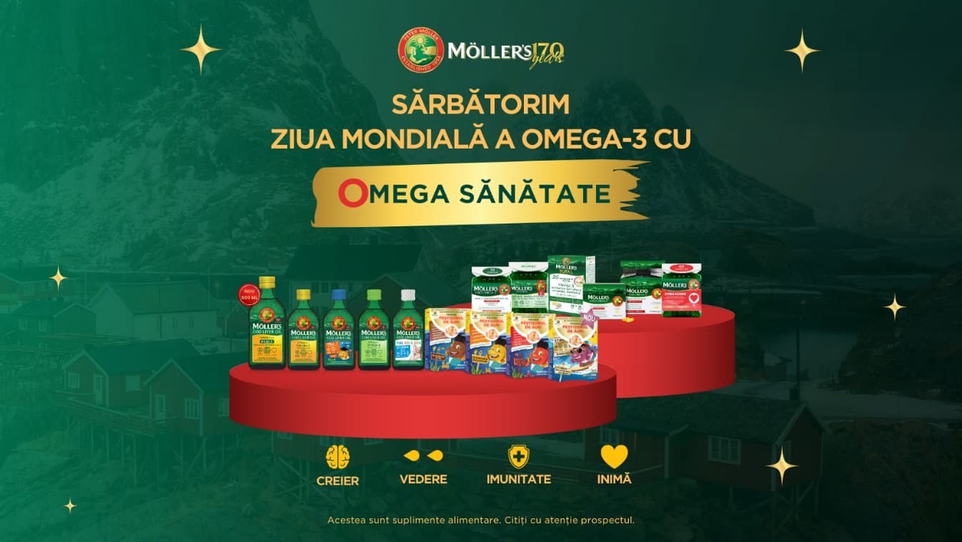 Möller’s sărbătorește împlinirea a 170 ani în lume și a 10 ani pe piața din România cu un nou produs: Möller’s LEMON Flavour FAMILY 500 ML