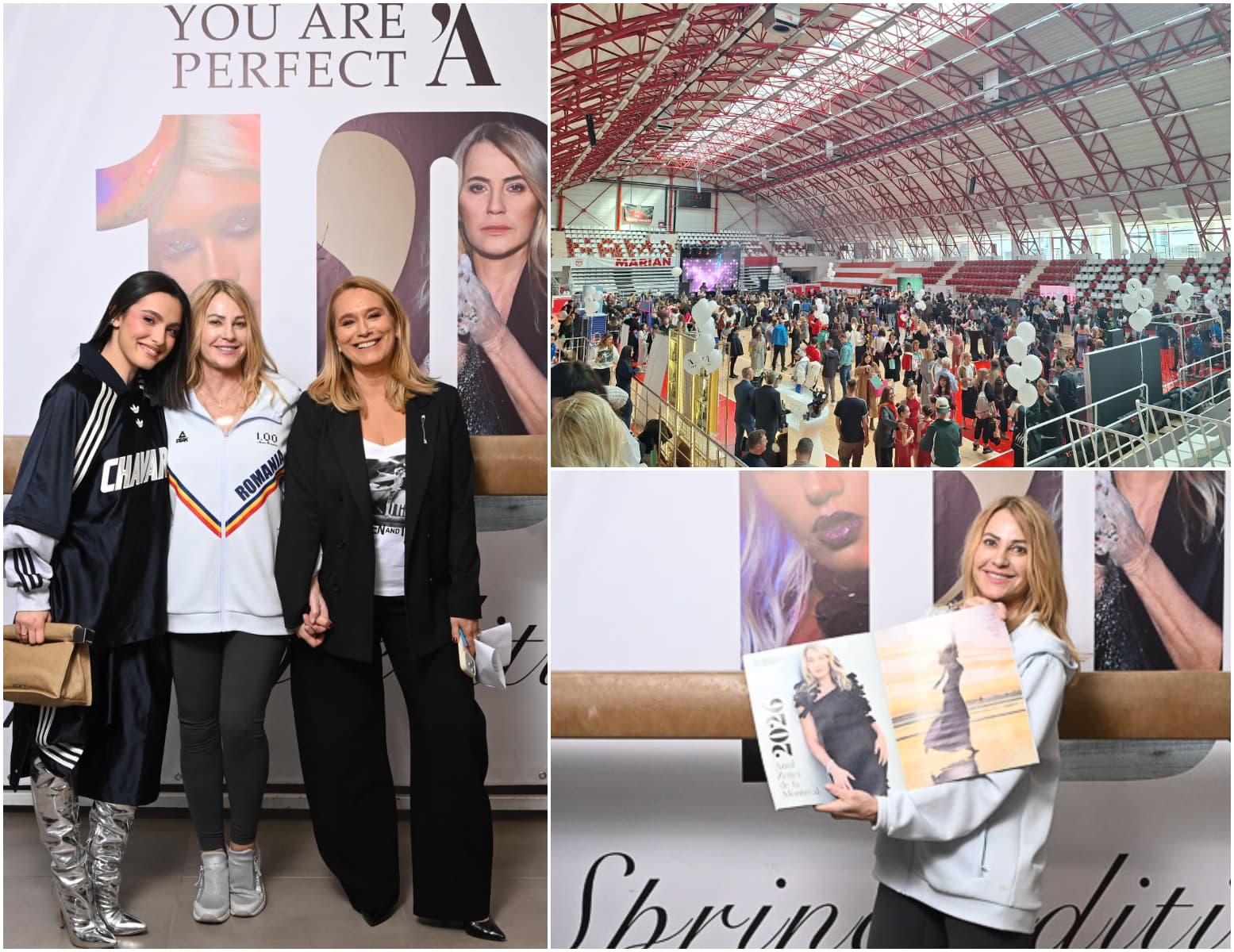 Nadia Comăneci, omagiată de Andreea Esca la 50 de ani de la „10-le perfect”. I-a dedicat un party și coperta aniversară 10 ani-A List Magazine
