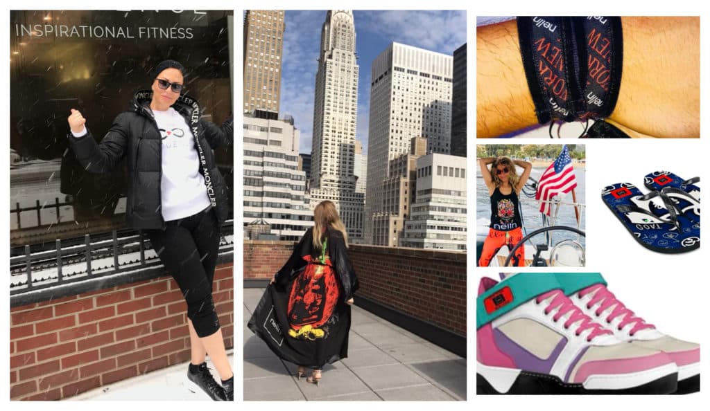 Nelly Năstase, apreciat designer vestimentar în Statele Unite /FOTO! Articolele fitness ale fostului model sunt la modă în New York