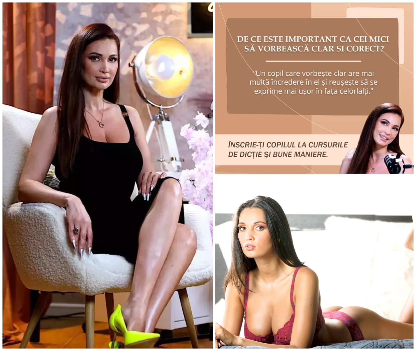 Nicoleta Luciu deschide o școală de modeling și actorie. Cât costă să iei lecții de ”bune maniere” la fosta Miss România
