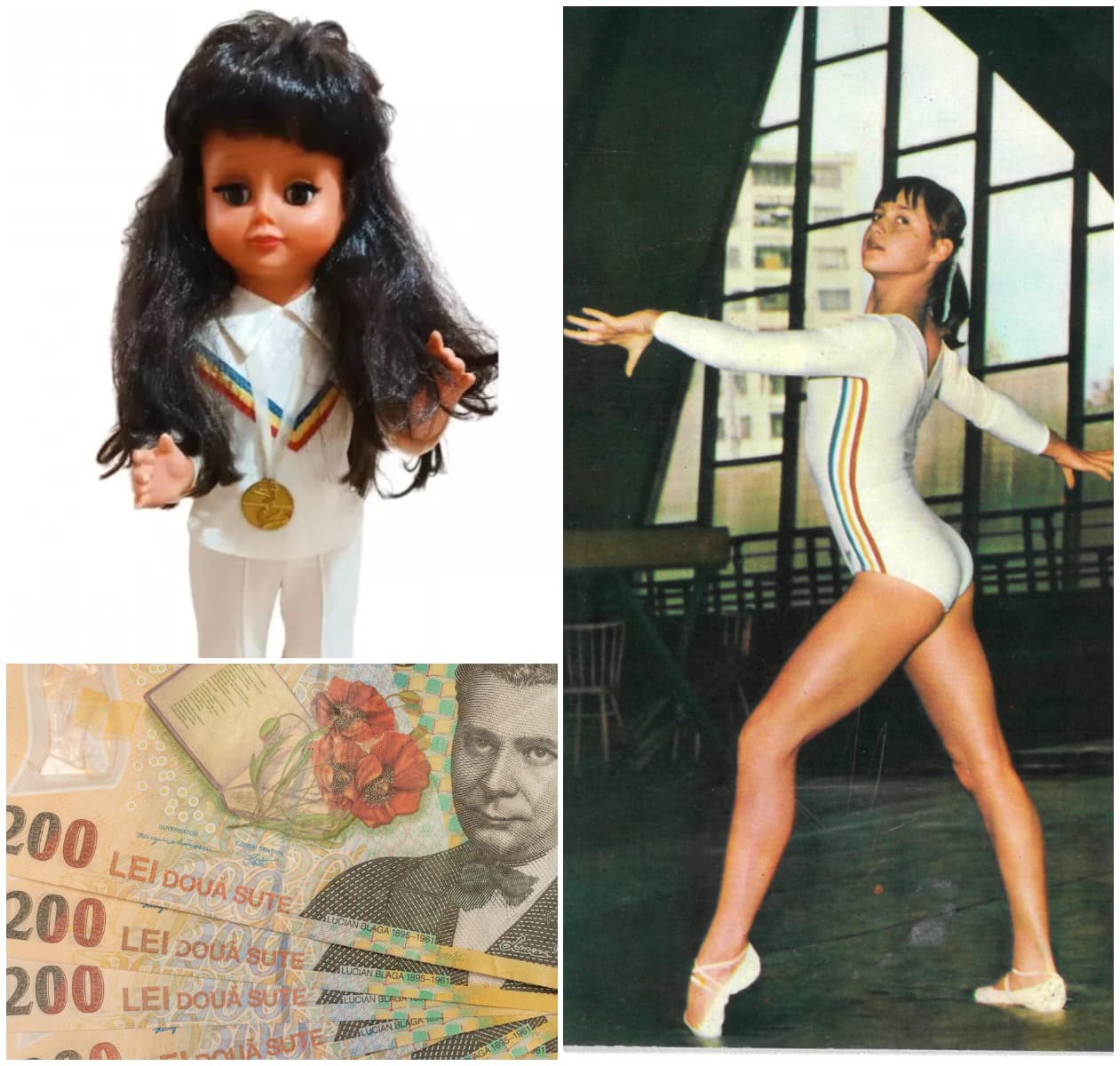 Păpușa Nadia Comăneci se vinde la preț ”de colecție” după aproape 50 de ani