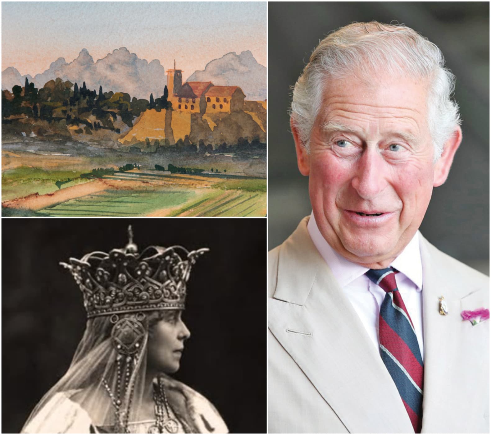 Peisajele Regelui Charles pictate în România și acuarelele Reginei Maria expuse la Londra, pentru prima dată