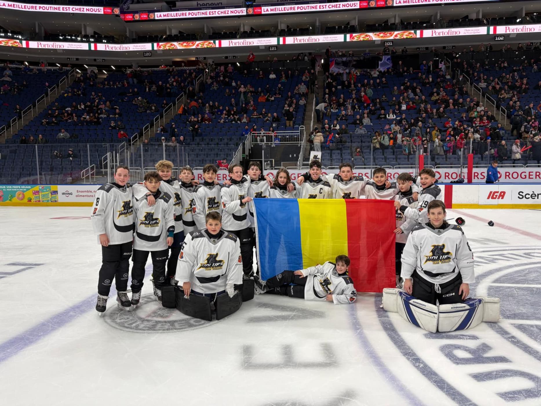 Performanță istorică pentru Team Romania Wolves. Selecționata micilor hocheiști români, între cele mai bune din lume