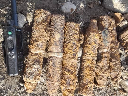 Proiectile explozive funcționale, din Al Doilea Război Mondial, găsite pe un șantier din incinta Aeroportului Oradea