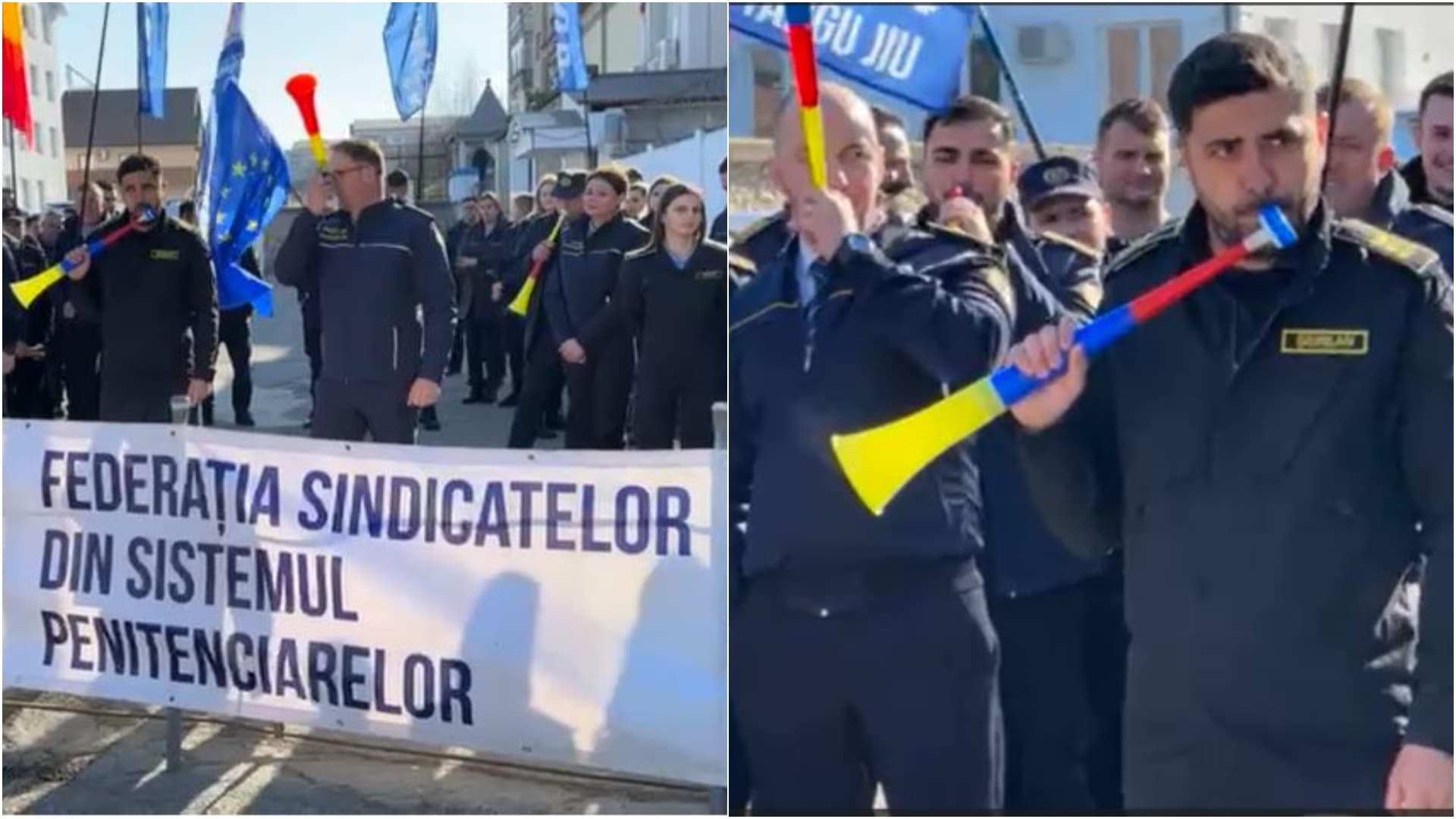 Protest în a treia zi de Crăciun.„Ordonanța trenuleț” a scos oamenii în stradă să protesteze