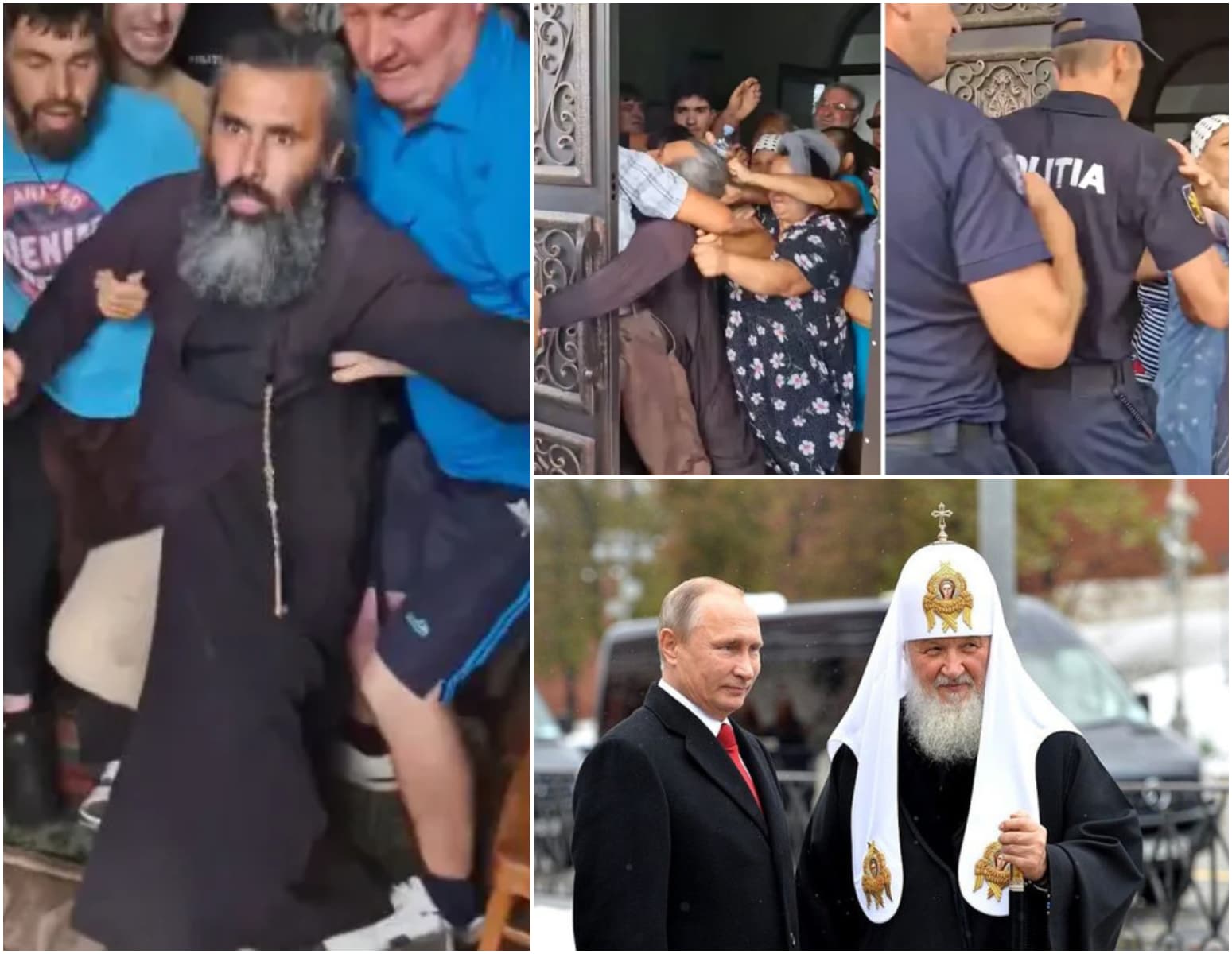Scandal la altar în Republica Moldova! Preot agresat, dat afară din biserică pentru a trecut lăcașul de partea Patriarhiei Române /VIDEO