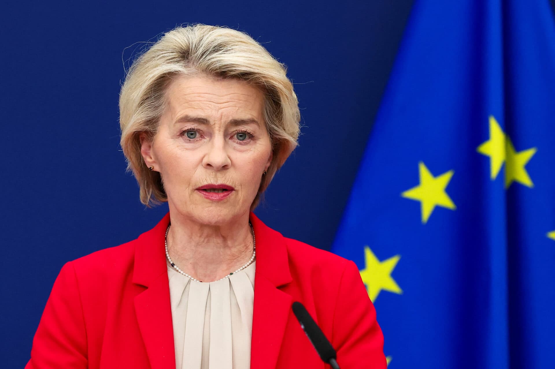 Șefa Comisiei Europene a ajuns în România