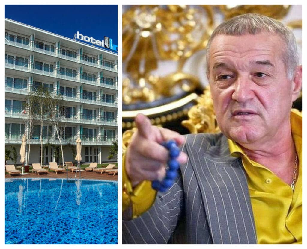 Sigla FCSB a devenit logo-ul Becali Hotel Venus, dar cu inițialele numelor fetelor latifundiarului