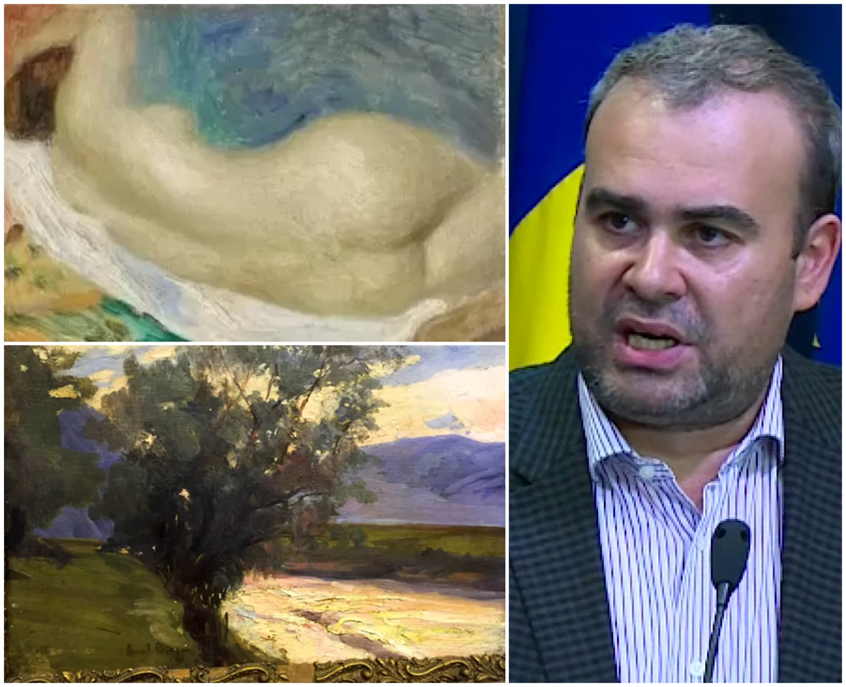 Tablouri ascunse de Darius Vâlcov în pereți, scoase la licitație de ANAF. La cât se ridică prejudiciul din dosar
