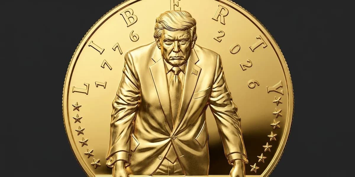 Trezoreria americană aprobă emiterea de monede din aur cu Donald Trump