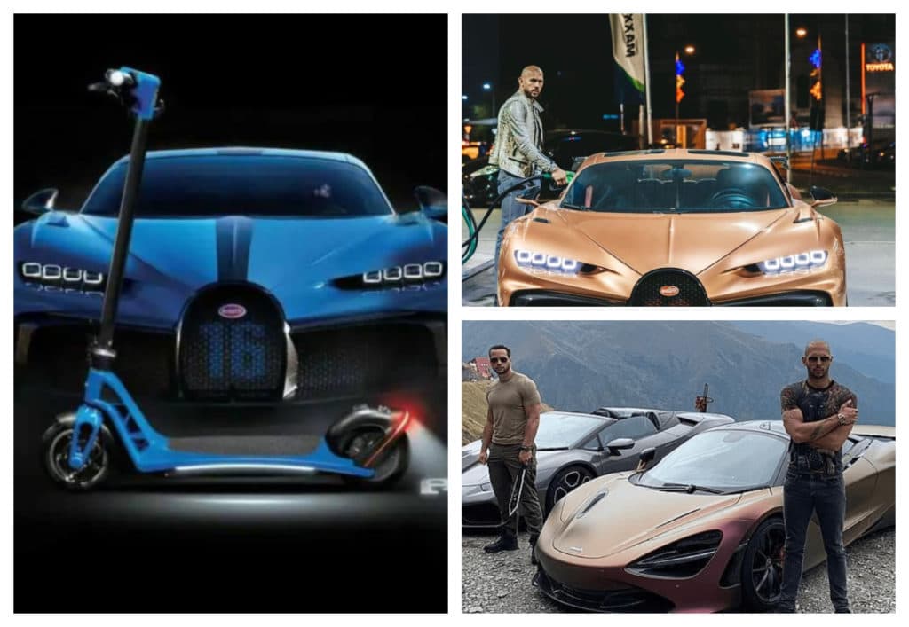 Ultima extravagantă a fraților Tate: au comandat mașini sport de 4,2 milioane de euro în plin scandal judiciar