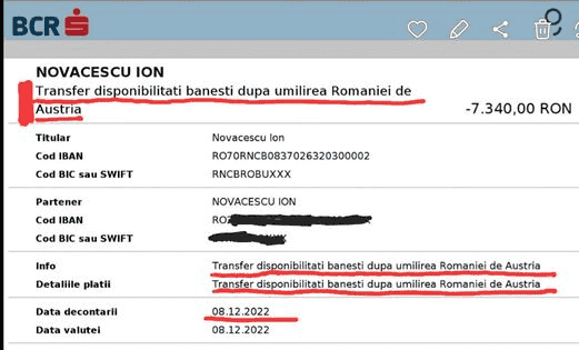 Un clujean și-a retras toți banii de la BCR, "după umilirea României de Austria"