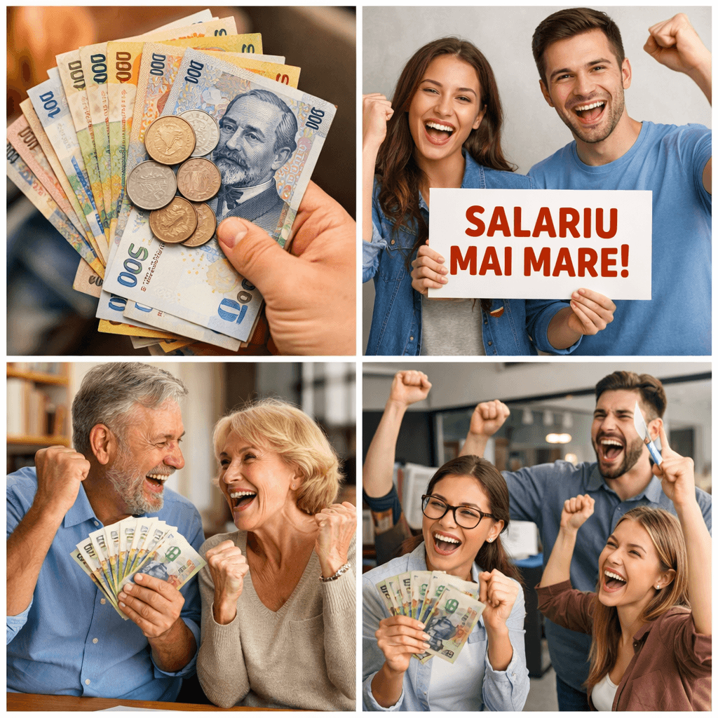 Salariul de bază minim brut pe ţară garantat în plată se majorează la 4.325 lei lunar, începând din 1 iulie