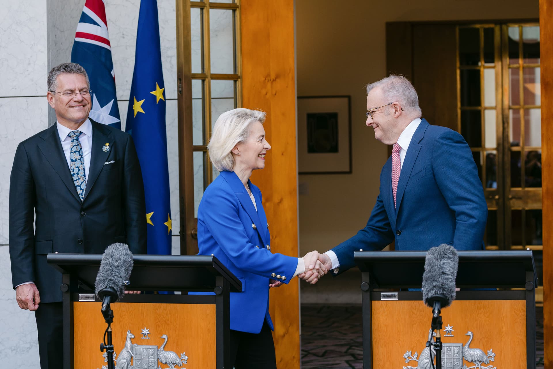 Ursula von der Leyen anunță finalizarea acordului UE–Australia, eliminarea tarifelor pentru 100% din comerț și extinderea cooperării în investiții, materii prime și securitate