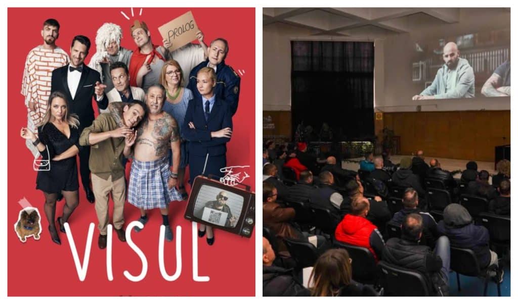 Lungmetrajul românesc ”Visul”, primul filmat și lansat în pușcărie, la Penitenciarul Rahova /FOTO, VIDEO! Actori și spectatori au fost chiar și deținuții