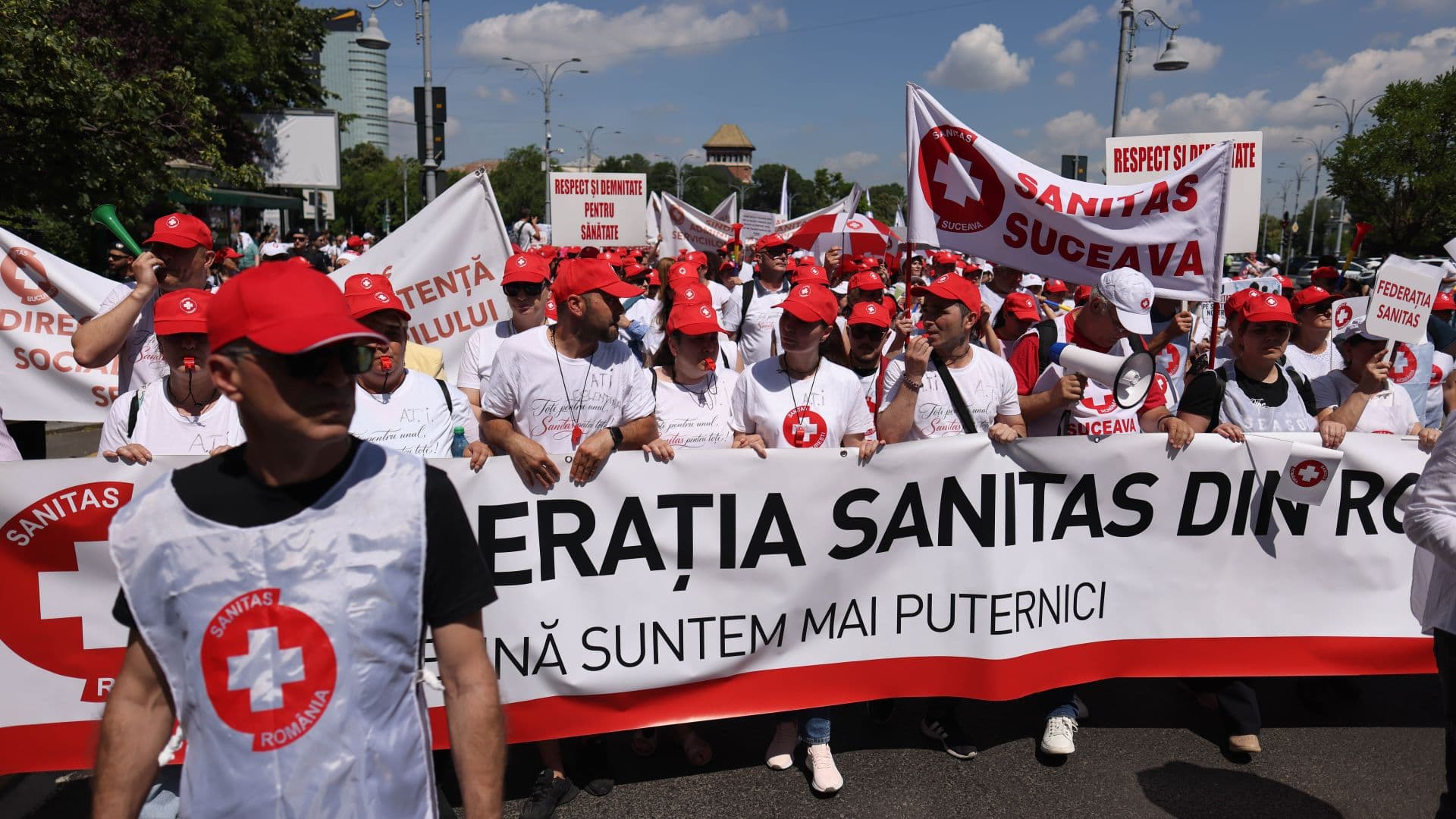 Grevă de avertisment în spitale. Sanitas declanșează protestele și amenință cu blocarea sistemului