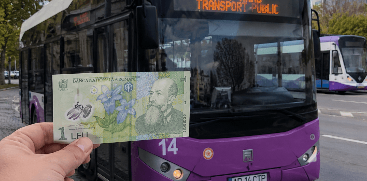 Orașul din România unde transportul public costă doar 1 leu toată ziua! Vinerea călătorești gratuit