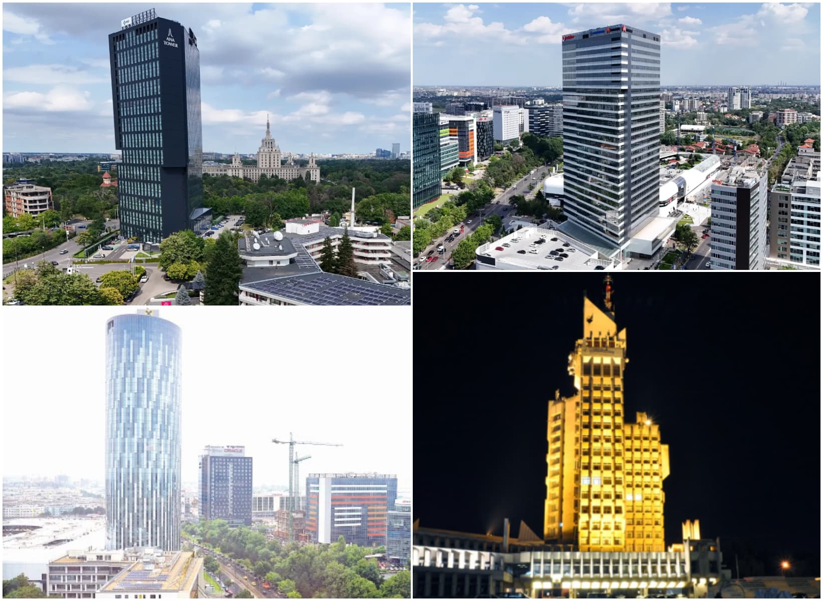 Cele mai înalte clădiri din România. Unde se află „gigantul” de 137 de metri și ce construcții surpriză intră în top